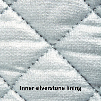 DII Basic Terry Collection 100% Cotton Quilted, Oven Mitt, Brown, 2 Piece