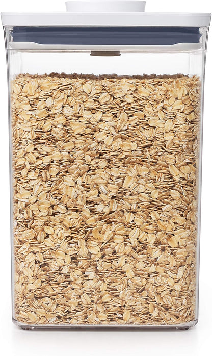 OXO Good Grips POP Container - Airtight Food Storage - Big Square Short 2.8 Qt Ideal for 5 lbs of sugar, cookies or crackers