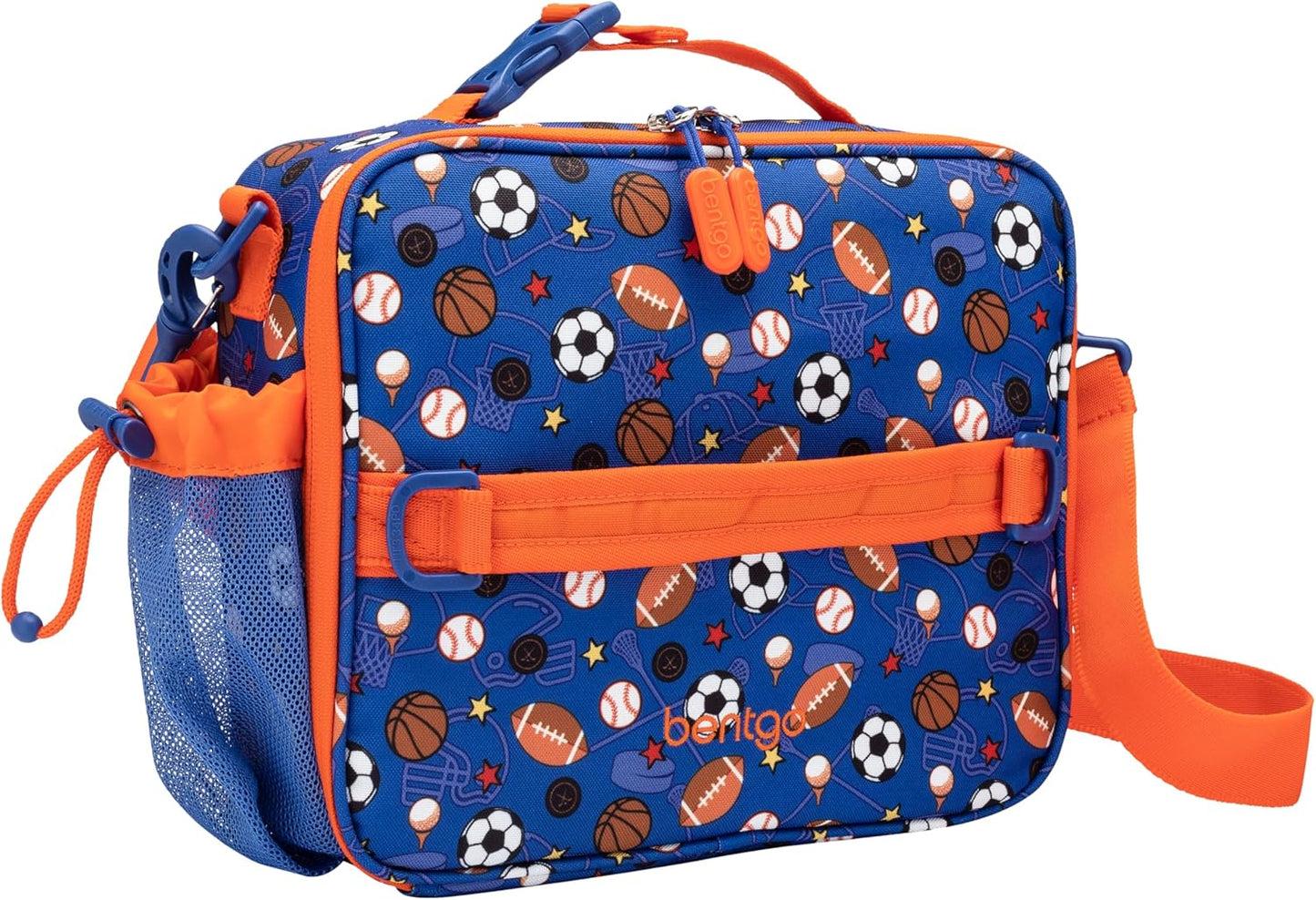 Bentgo Kids Lunch Bag - Durable, Double-Insulated Lunch Bag for Kids 3+; Holds Lunch Box, Water Bottle, & Snacks; Easy-Clean Water-Resistant Fabric & Multiple Zippered Pockets (Mermaid)