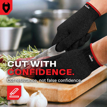 NoCry Cut Resistant Work Gloves For Men & Women, Nitrile Waterproof Palms