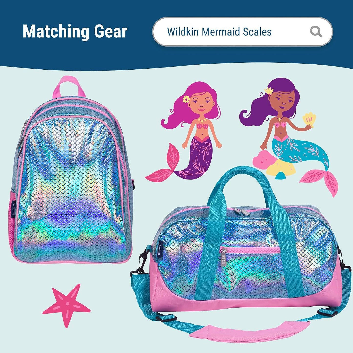 Wildkin Kids Insulated Lunch Box, Keeps Food Hot or Cold, BPA-Free with Mesh Pockets & Easy-Clean Lining – Ideal for School, Travel & Daycare – Holographic
