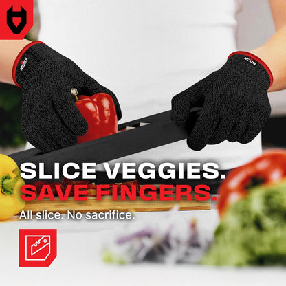 NoCry Cut Resistant Work Gloves For Men & Women, Nitrile Waterproof Palms