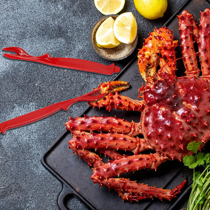 6PCS Crab Legs Crackers, Red
