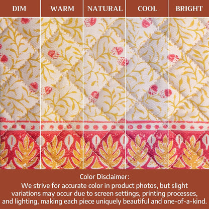 Maison d' Hermine 100% Cotton Oven Mitt & Pot Holder Set (7.5"x13" & 8"x8") - Colors C