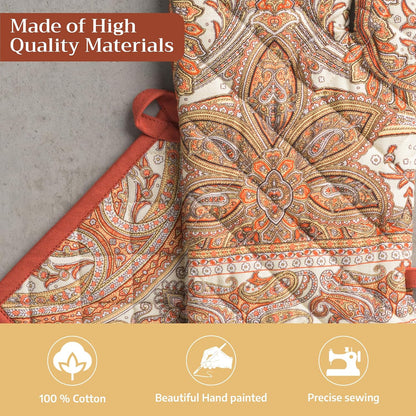Maison d' Hermine Pot Holders 100% Cotton Potholders (8" x 8") - Colors A
