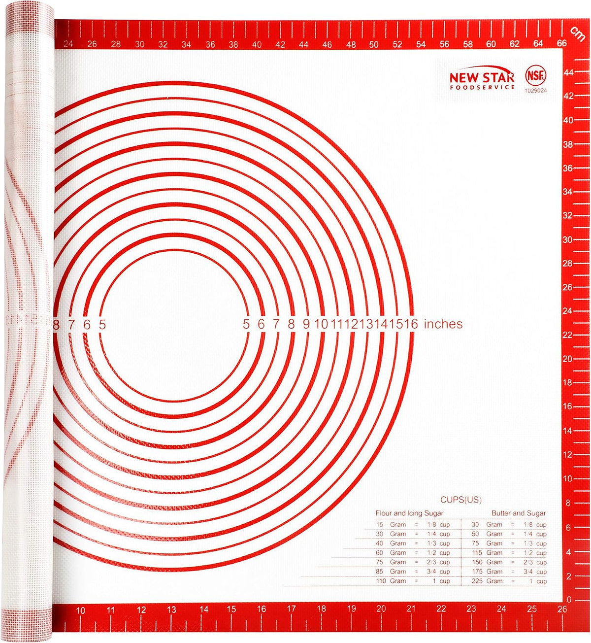 New Star Foodservice Silicone Pastry Mat, 20 x 28 Inch
