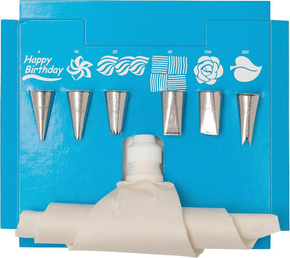 Ateco Cake Decorating Set,Silver