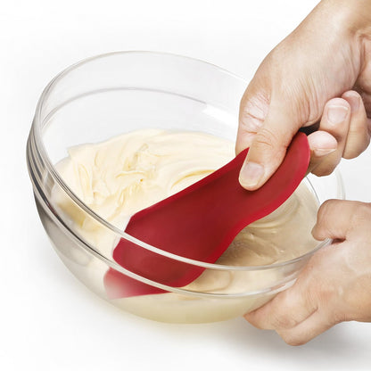 Cuisipro Flexible Bowl Scraper, Red