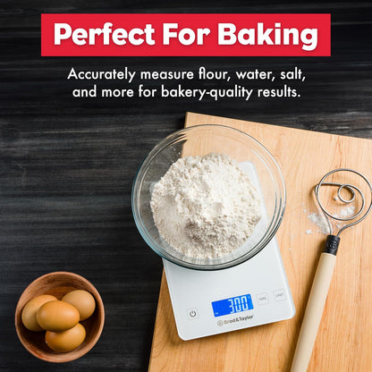 Brod & Taylor Precision Kitchen & Coffee Scale with Timer | (0.1g Precision)