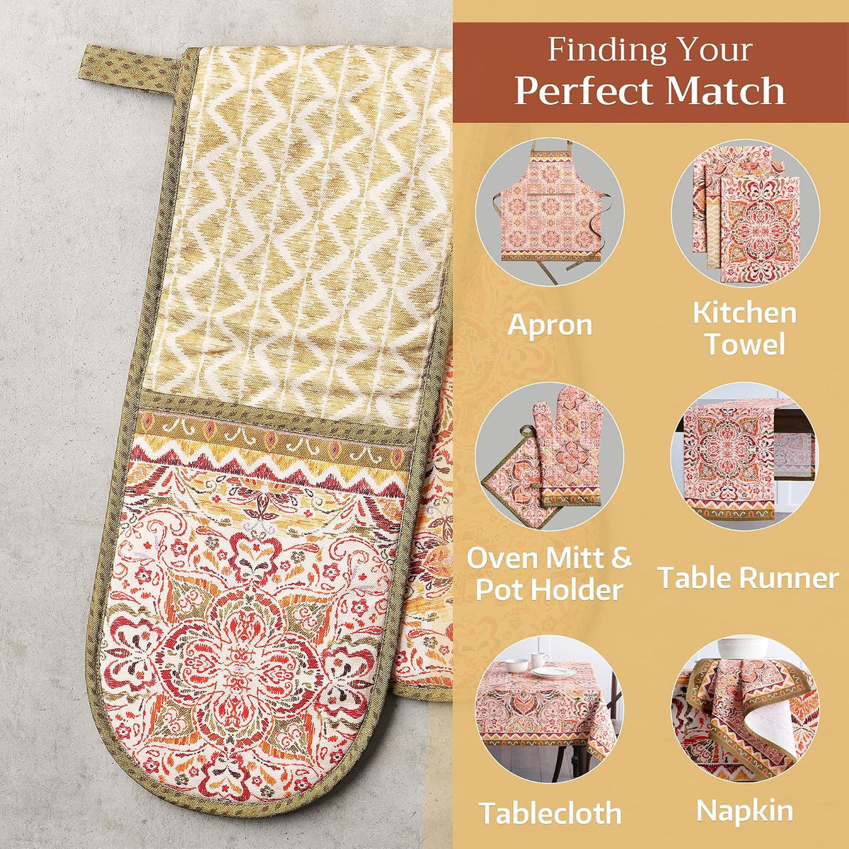 Maison d' Hermine Pot Holders 100% Cotton Potholders (8" x 8") - Colors A