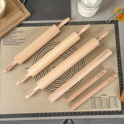 Restaurantware 12 in Wood Beech Asian Dowel Rolling Pin