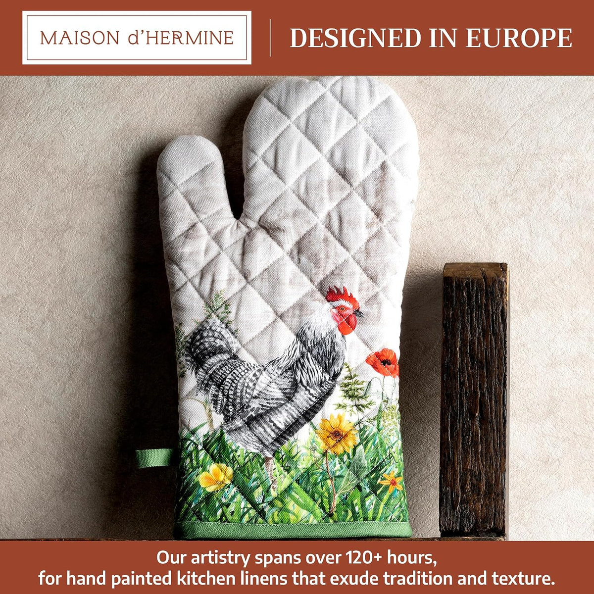 Maison d' Hermine Pot Holders 100% Cotton Potholders (8" x 8") - Colors B