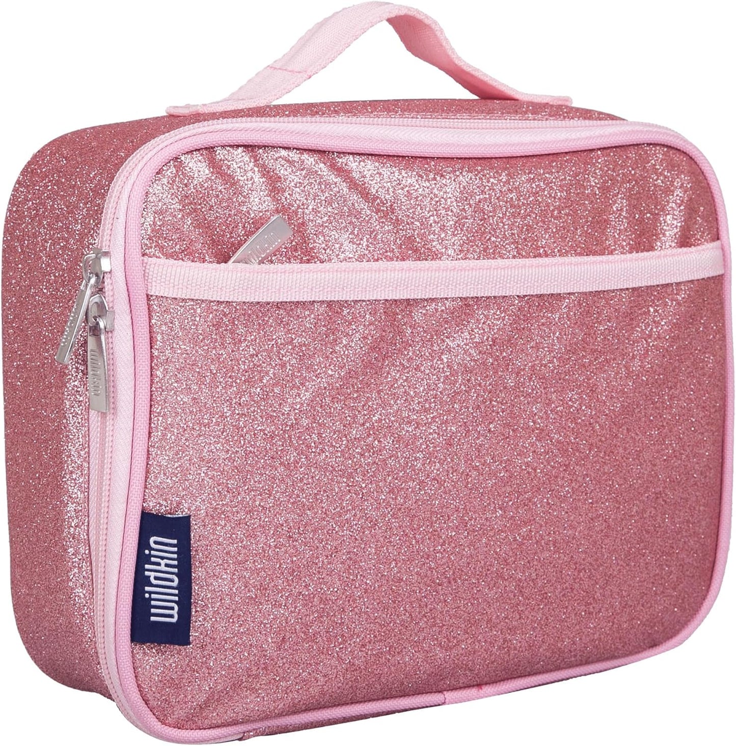 Wildkin Kids Insulated Lunch Box, Keeps Food Hot or Cold, BPA-Free with Mesh Pockets & Easy-Clean Lining – Ideal for School, Travel & Daycare – Holographic