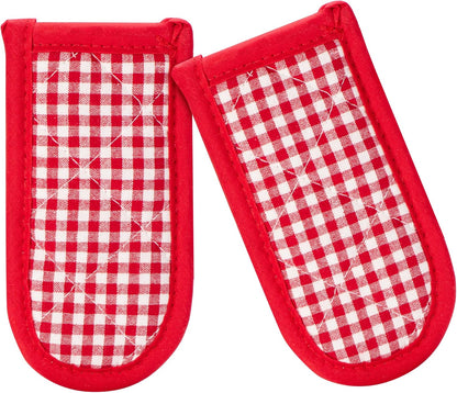 Cast Iron Skillet Handle Covers,Pot Handle Covers Heat Resistant,Pot Holders for Kitchen Heat Resistant,Machine Washable Handle Mitts 2 PCS(Striped)
