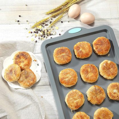 To encounter 2Pack Silicone Muffin Pan with Metal Frame, 12 Cup Regular Size Cupcake Pan, Non-Stick Baking Tray, Food Grade Baking Molds for Oven, Dishwasher Safe