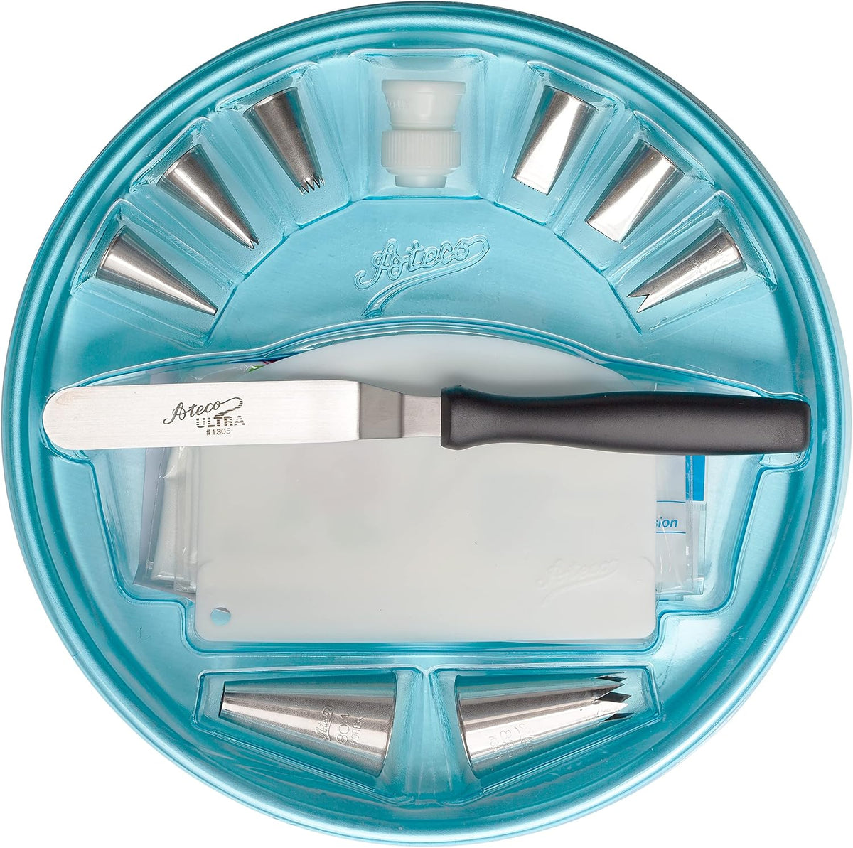 Ateco Cake Decorating Set,Silver