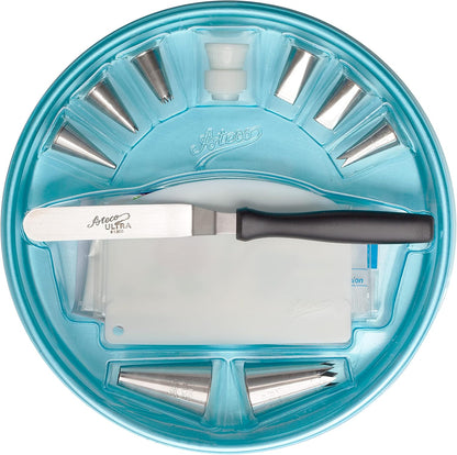 Ateco Cake Decorating Set,Silver