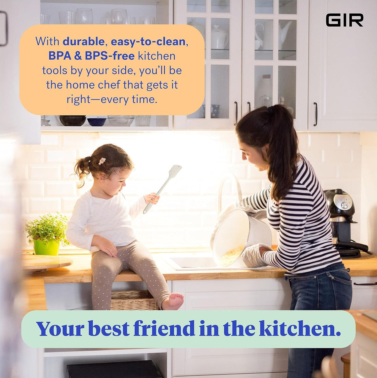 GIR Premium Silicone Kitchen Spatula – Ultimate, 11IN, Sprinkles