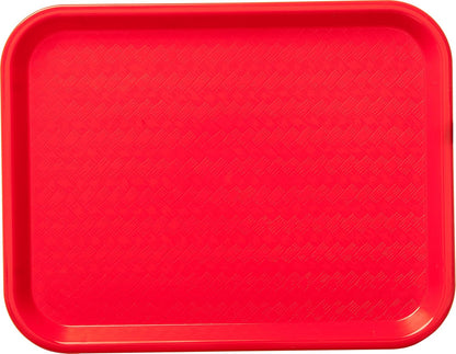 Carlisle FoodService Products CT101403 Cafe Standard Plastic Cafeteria/Fast Food Tray, NSF Certified, BPA Free, 14" Length x 10" Width, Black
