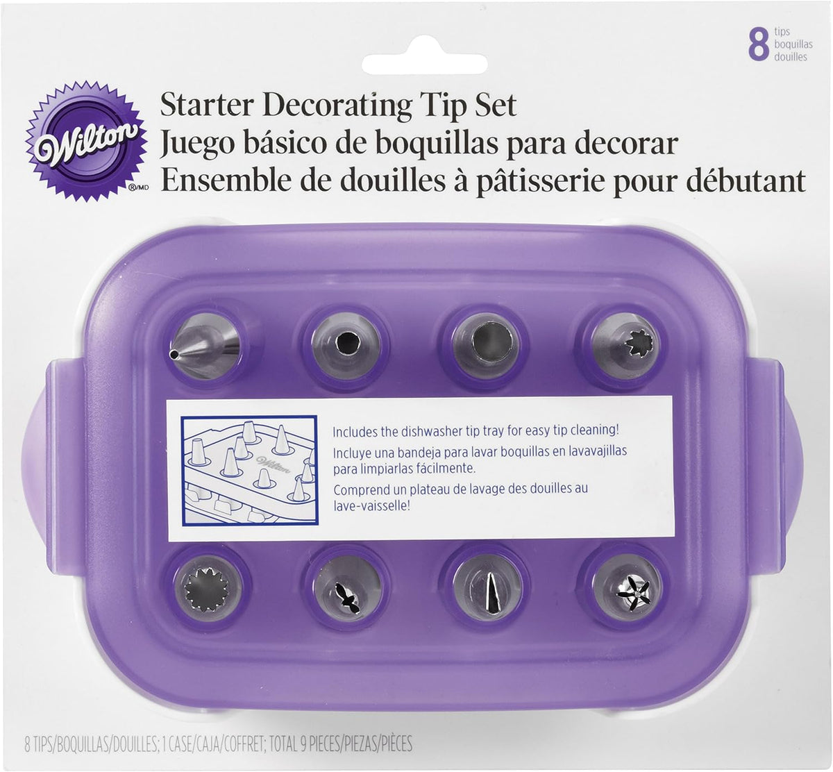 Wilton Master Cake Decorating Piping Tips Set, with Case