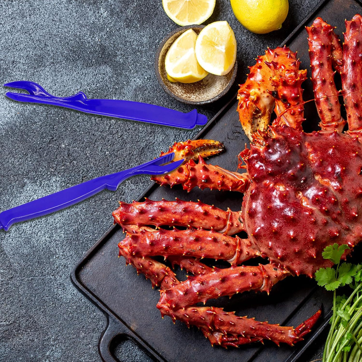 6PCS Crab Legs Crackers, Red