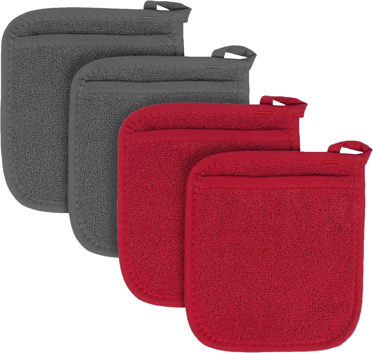 RITZ Terry Pocket Mitt & Hot Pad: Unparalleled Heat Resistant, Durable 100% Cotton – Ergonomically Designed for Optimal Grip – Easy-Care Machine Washable –, Federal Blue