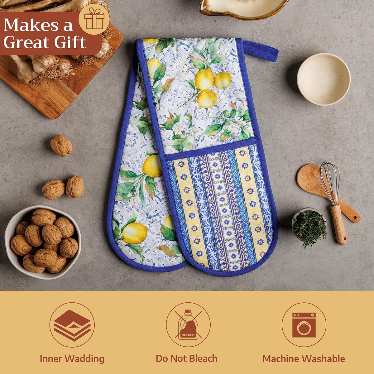 Maison d' Hermine Pot Holders 100% Cotton Potholders (8" x 8") - Colors B