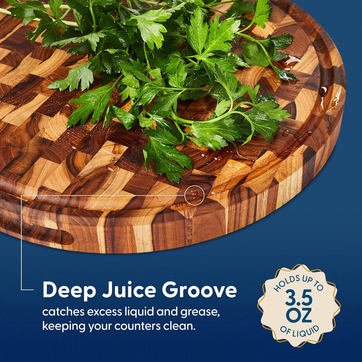 Sonder Los Angeles Doheny Wood Cutting Board Set | Acacia Edge Grain Cutting Board for Kitchen with Juice Groove | Perfect for Compact Daily Use | Gift Box Included | 14x10x1 in & 12x8x1 in