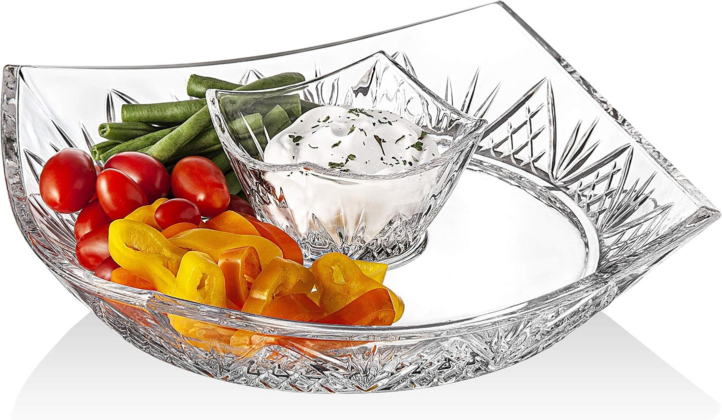 Godinger Dublin Chip and Dip Platter