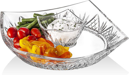 Godinger Dublin Chip and Dip Platter