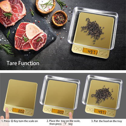 Fuzion Digital Gram Scale .01 Gram Accuracy, 500g Small Jewelry Scale