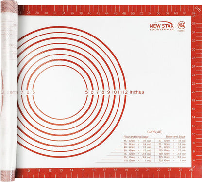 New Star Foodservice Silicone Pastry Mat, 16 x 26 Inch