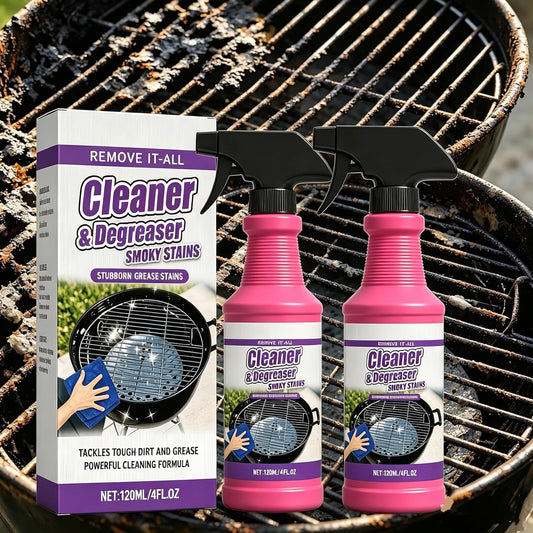 Fast Acting Heavy Duty Grill Degreaser Spray, 2026 New Powerful BBQ Grill Cleaner for Outdoor Grill, Multi-Purpose Grease Remover for Oven & Stove – Grill Cleaning Spray for Kitchen (1)
