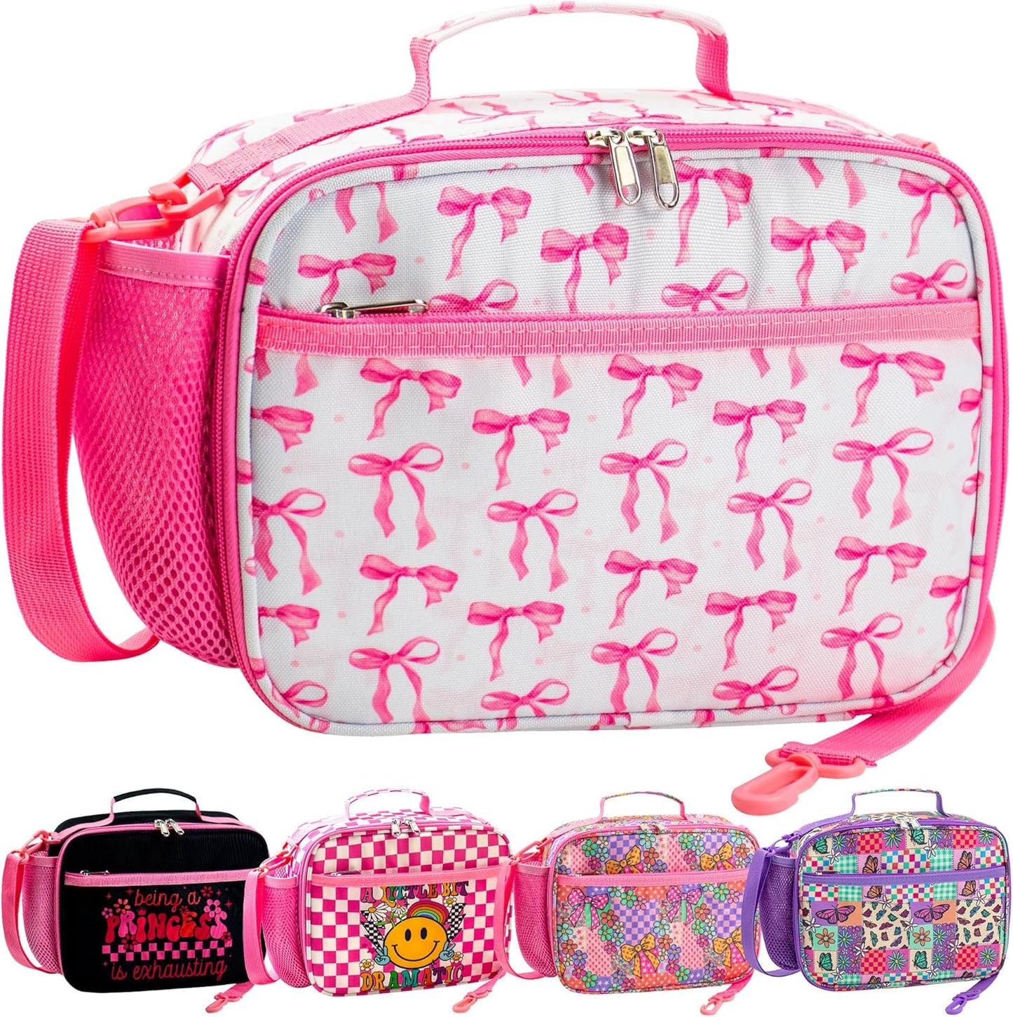 RLGPBON Kids Lunch Bag,Insulated Lunch Box for Girls,Lunch Bag Toddler Teen,School Daycare Cute Travel bags