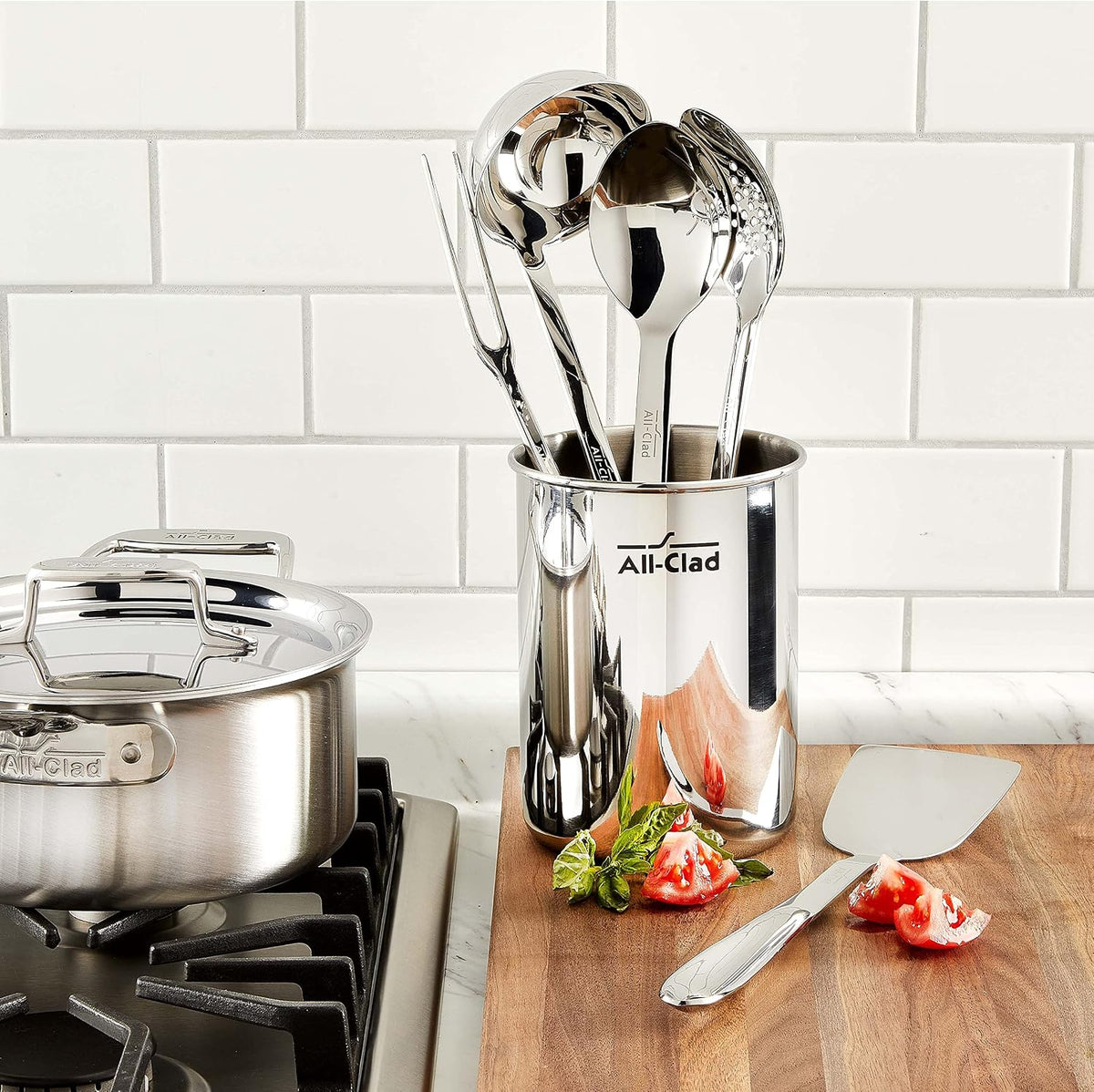 All-Clad T103 Stainless Steel 13.5-Inch Fork / Kitchen Tool, Silver