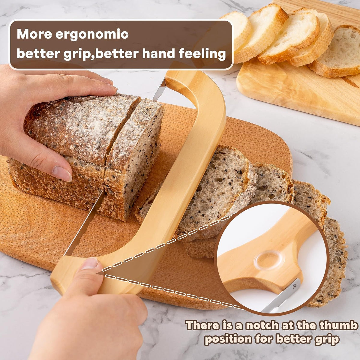 Sourdough Bread Knife for Homemade Bread Cutter, Bread Slicer for Homemade