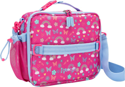 Bentgo Kids Lunch Bag - Durable, Double-Insulated Lunch Bag for Kids 3+; Holds Lunch Box, Water Bottle, & Snacks; Easy-Clean Water-Resistant Fabric & Multiple Zippered Pockets (Mermaid)