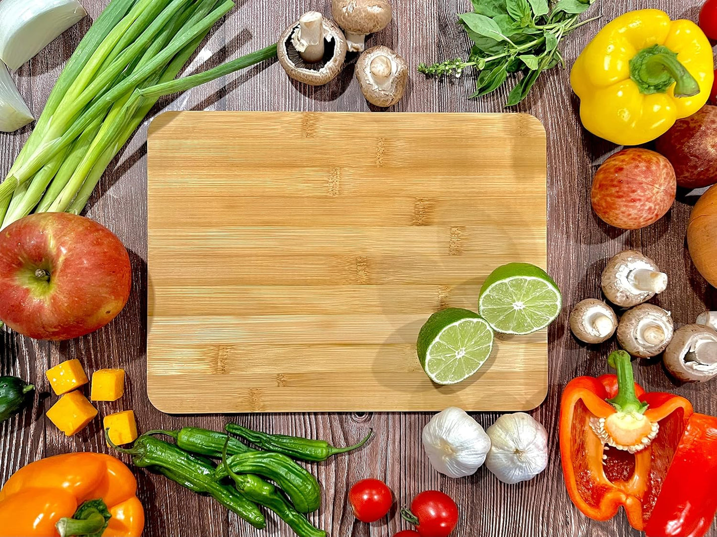 Set of 12, Bulk Wholesale Bamboo Cutting Boards – 12x9" Blank Wood Charcuterie Trays for Snacks, Cheese, Appetizers, Grazing Platter, Engraving Gifts, Epoxy Resin Crafts, or Rustic Wall Deco