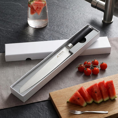Watermelon Knife 9" Melon Cutter: Sharp Cantaloupe and Pineapple Slicer