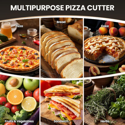 Pizza Cutter Rocker Blade, 14IN Pizza Knife Rocker with Sharp Blade