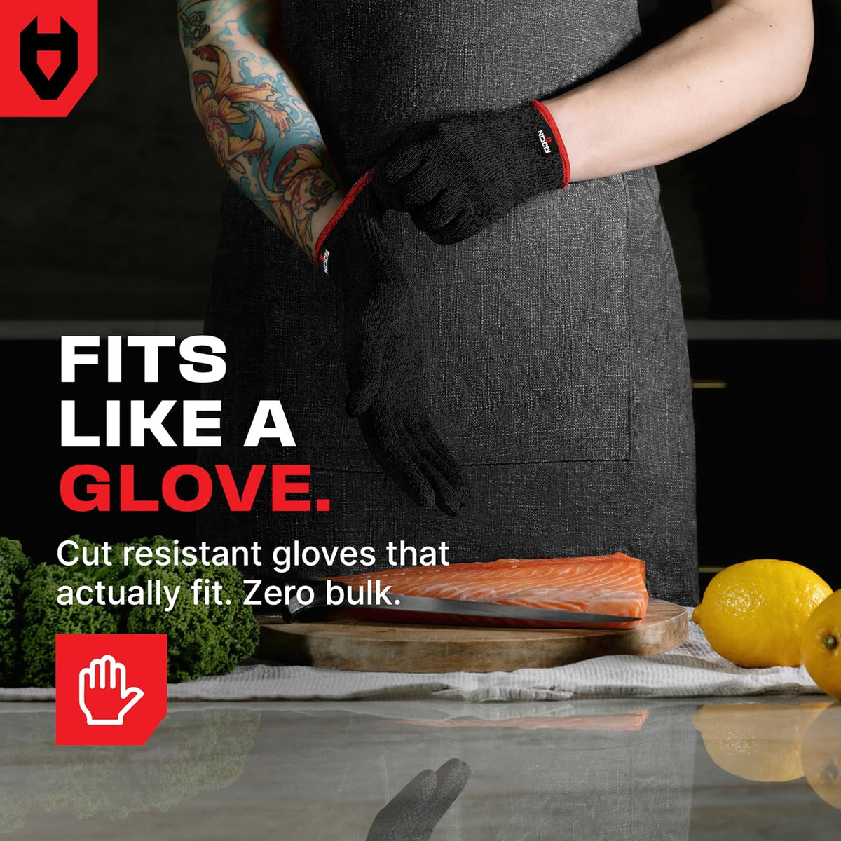 NoCry Cut Resistant Work Gloves For Men & Women, Nitrile Waterproof Palms