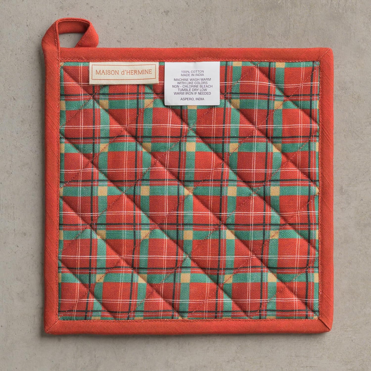 Maison d' Hermine Pot Holders 100% Cotton Potholders (8" x 8") - Colors A