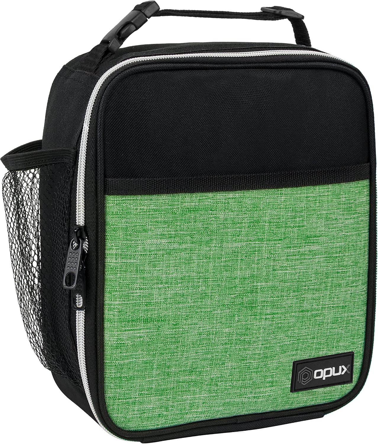opux Premium Insulated Lunch Box, Soft School Lunch Bag for Kids Boys Girls, Leakproof Small Lunch Pail Men Women Work, Reusable Compact Cooler Tote Lunchbox for Office Adult, Black