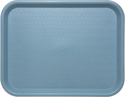 Carlisle FoodService Products CT101403 Cafe Standard Plastic Cafeteria/Fast Food Tray, NSF Certified, BPA Free, 14" Length x 10" Width, Black