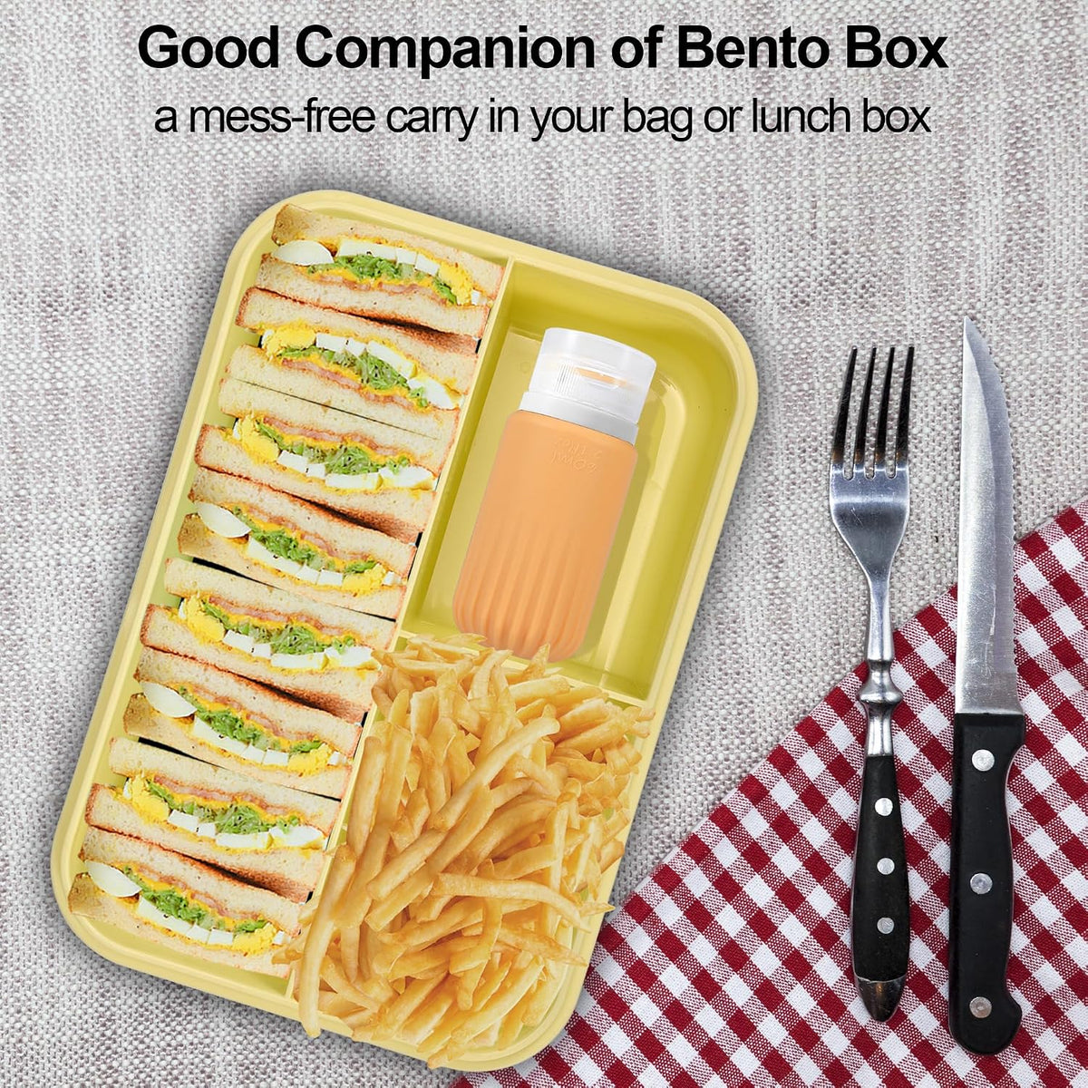 5Pcs Condiment Squeeze Bottles, 2 OZ Salad Dressing Container To Go, BPA-Free Dressing Bottle (with Cleaning Brush & Spice Labels), Leakproof Sauce Containers for Lunch Box, Travel Size Squeeze Bottle