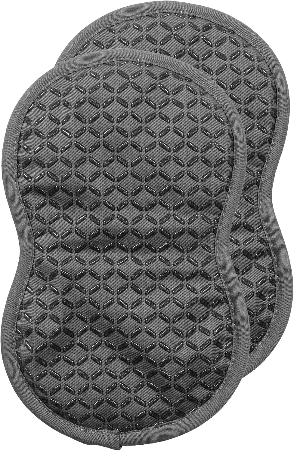 All-Clad Premium Pot Holder: Heat Resistant up to 500 Degrees - 100% Cotton, 10"x8" Hot Pad for Kitchen and Barbecue, 2-Pack, Indigo