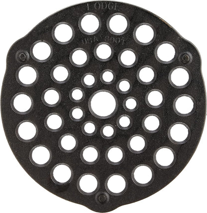 Lodge Cast Iron Meat Rack and Trivet, Pre-Seasoned, 8 Inches