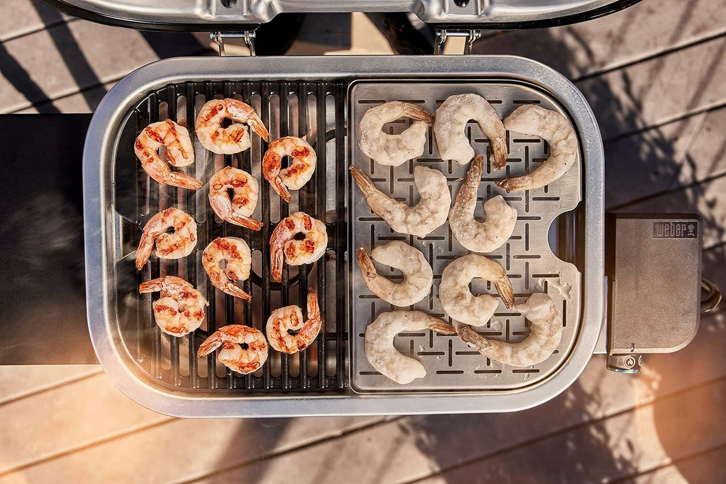 Weber Lumin Compact Outdoor Electric Barbecue Grill, Light Green - Great Small Spaces such as Patios, Balconies, and Decks, Portable and Convenient