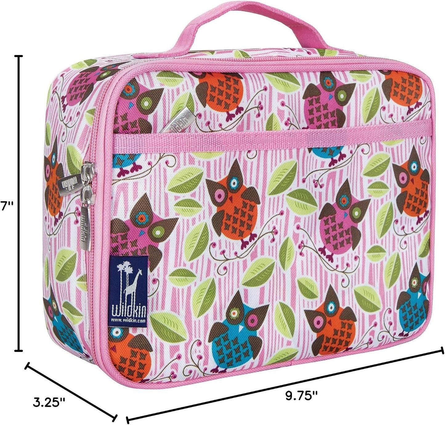 Wildkin Kids Insulated Lunch Box, Keeps Food Hot or Cold, BPA-Free with Mesh Pockets & Easy-Clean Lining – Ideal for School, Travel & Daycare – Holographic