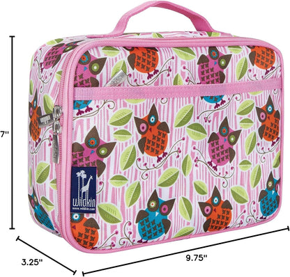 Wildkin Kids Insulated Lunch Box, Keeps Food Hot or Cold, BPA-Free with Mesh Pockets & Easy-Clean Lining – Ideal for School, Travel & Daycare – Holographic